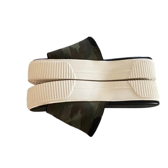 Jessica Simpson Ezira Camo Open Toe Flatform Sandal 6.5 - Picture 6 of 7